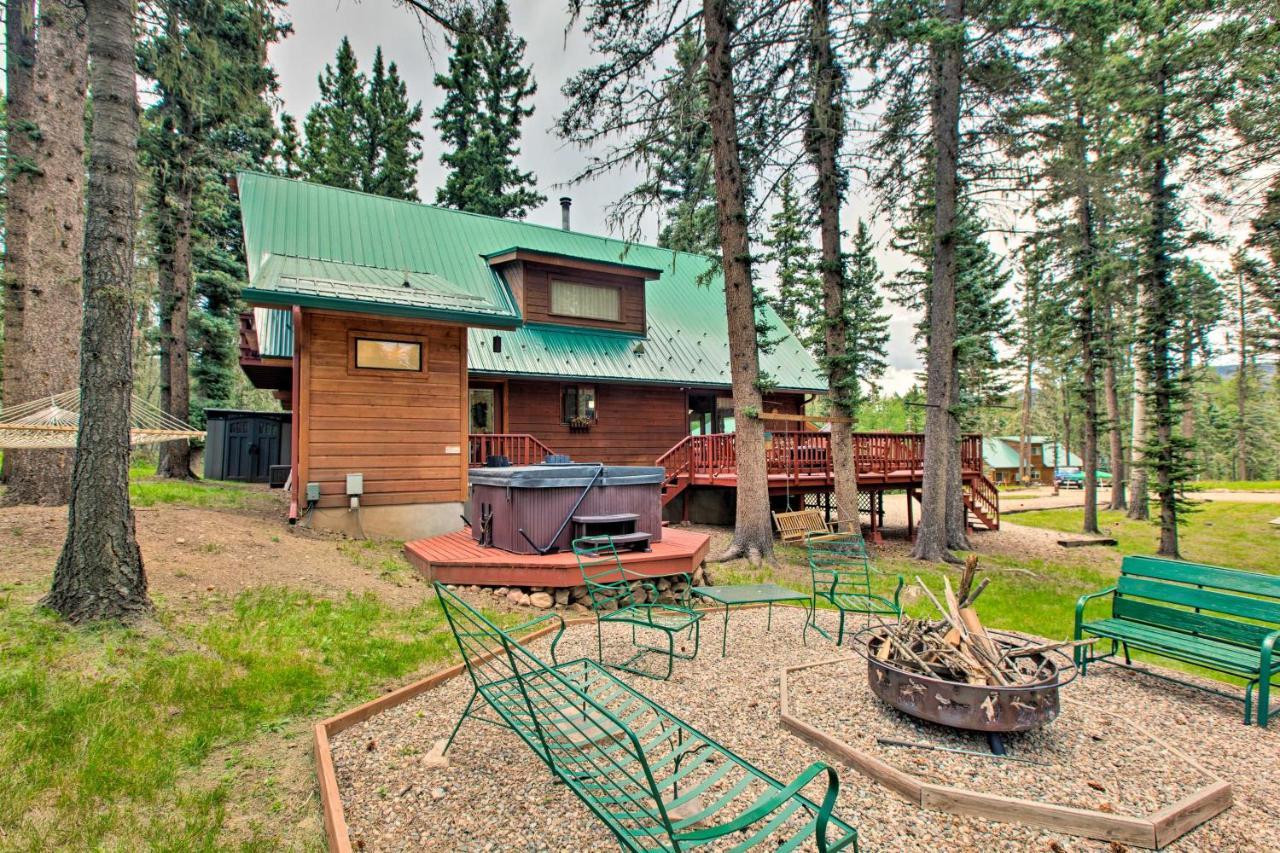 Angel Fire Cabin Hot Tub, Fire Pit And Trail Access Villa Exterior photo