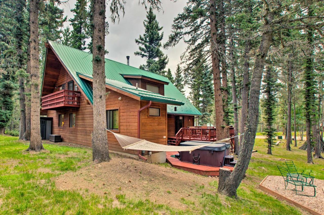 Angel Fire Cabin Hot Tub, Fire Pit And Trail Access Villa Exterior photo