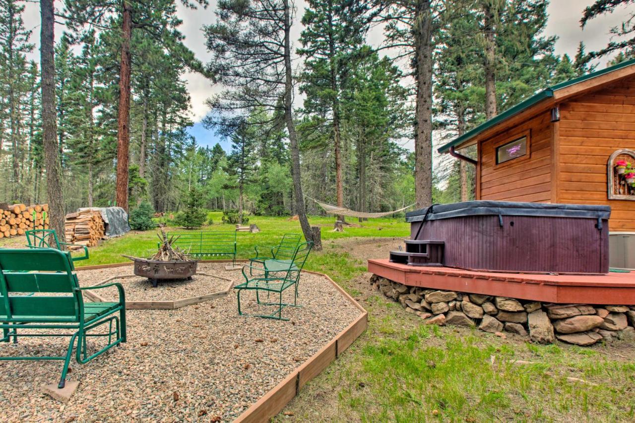 Angel Fire Cabin Hot Tub, Fire Pit And Trail Access Villa Exterior photo